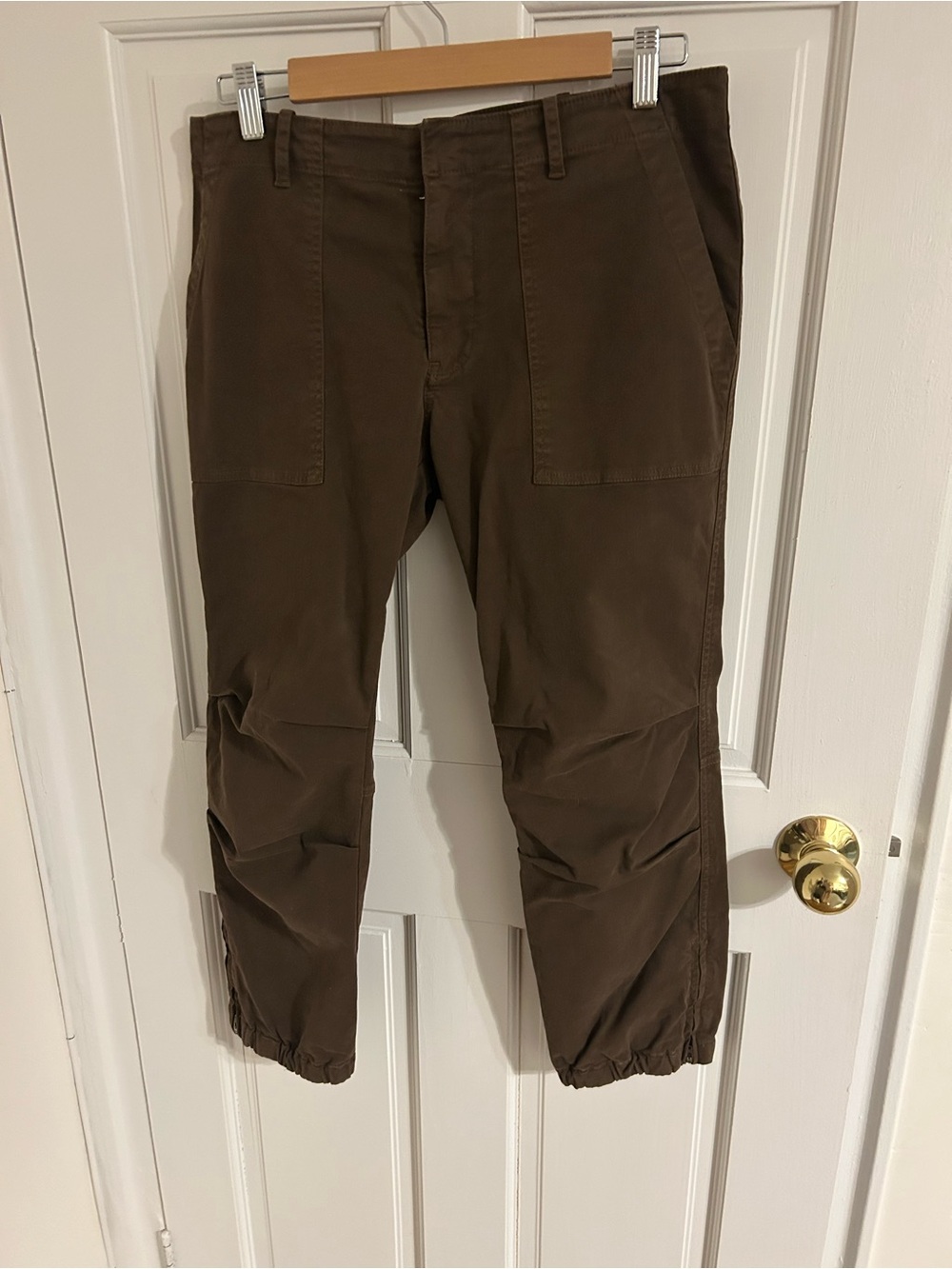 NILI LOTAN. NWT Brown Utility Jogger Pants